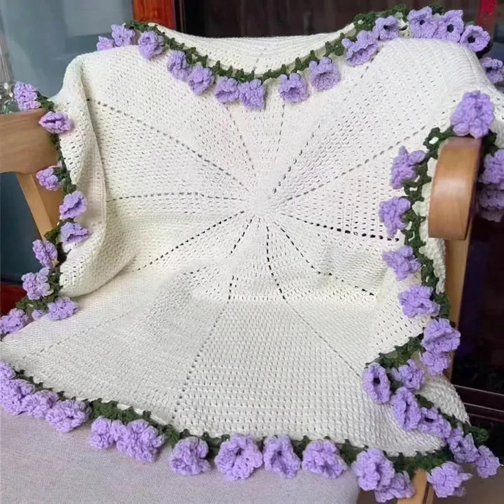 Crochet Flower Bouquet Blanket – The Forever Bouquet