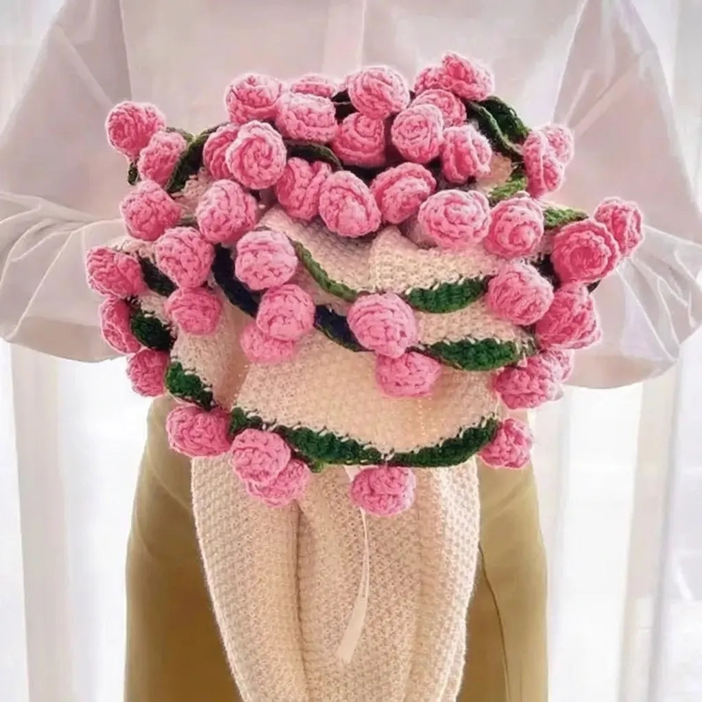 Crochet Flower Bouquet Blanket – The Forever Bouquet