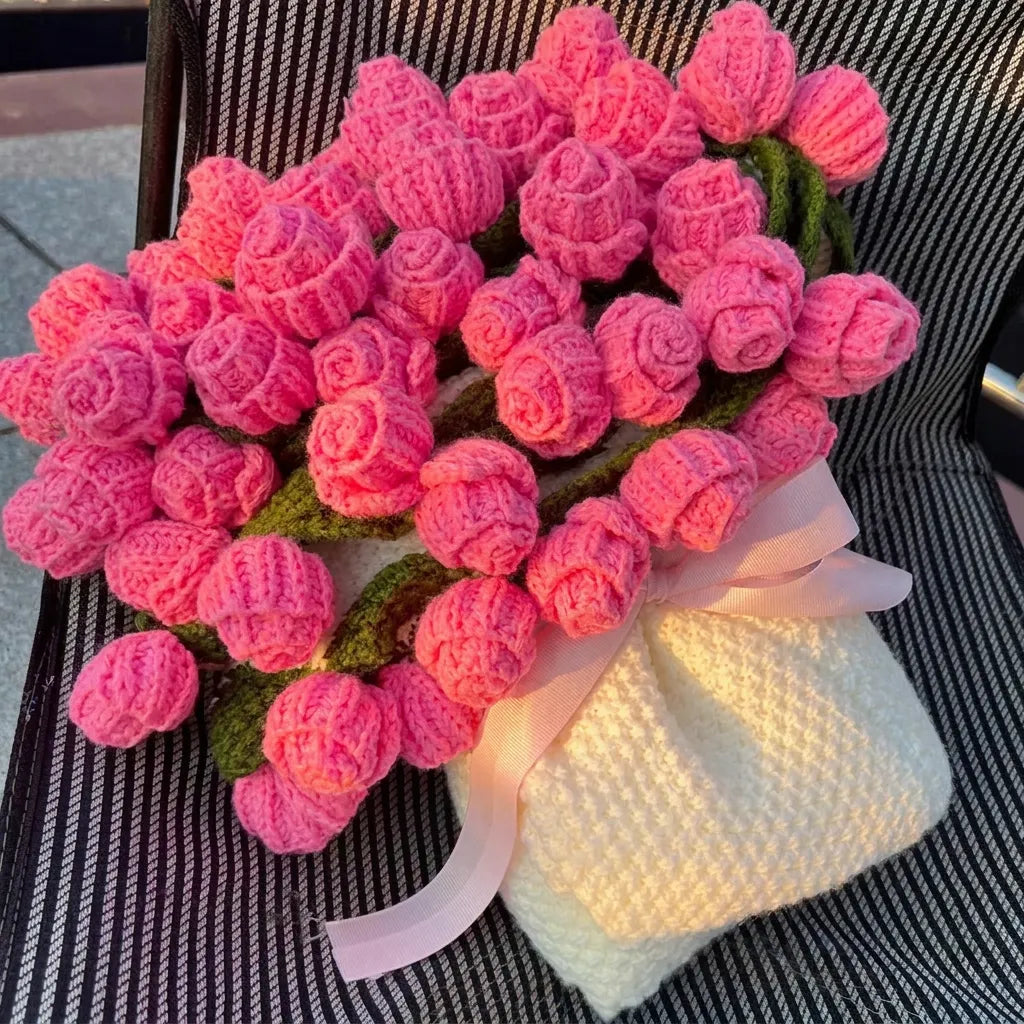 Crochet Flower Bouquet Blanket – The Forever Bouquet
