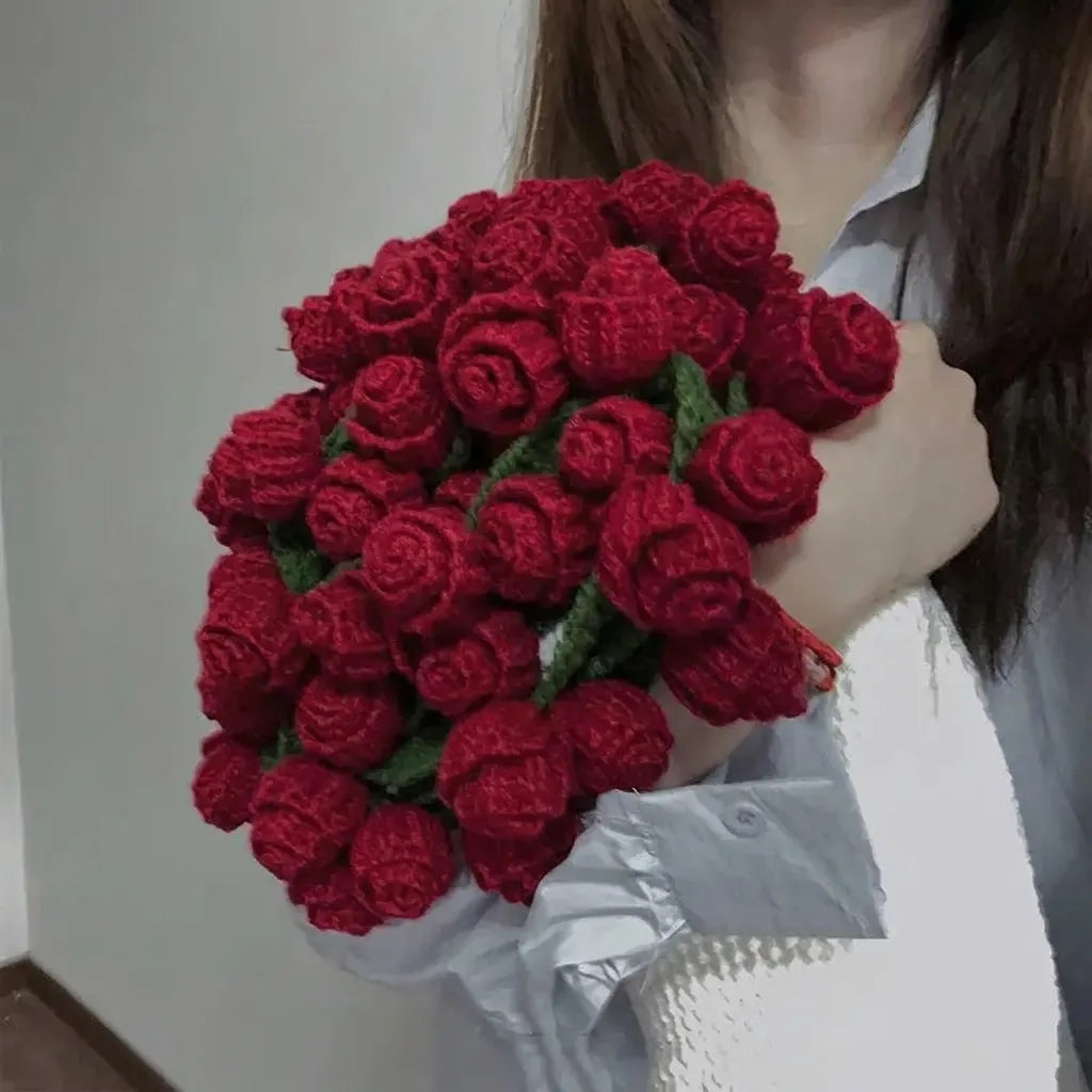 Crochet Flower Bouquet Blanket – The Forever Bouquet